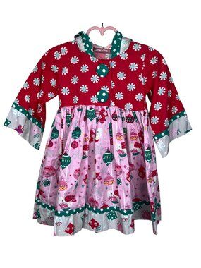 Jelly the Pug Noel Hannah Dress *2 tiny spots inside hood